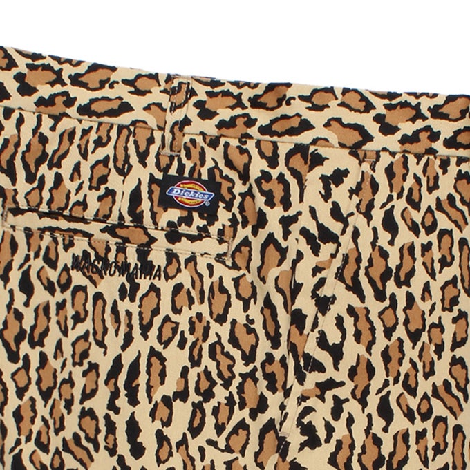 WACKO MARIA DICKIES / LEOPARD PLEATED SHORT TROUSERS | LOCKSTOCK
