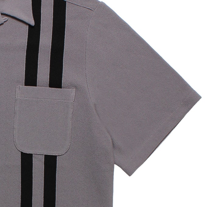 WACKO MARIA KNIT OPEN COLLAR SHIRT ( TYPE-1 ) | LOCKSTOCK/STLIKE