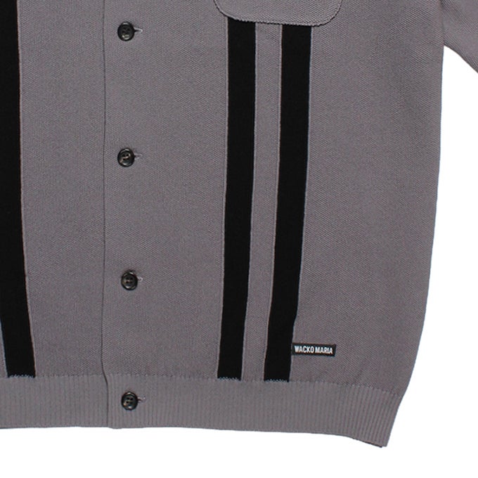 WACKO MARIA KNIT OPEN COLLAR SHIRT ( TYPE-1 ) | LOCKSTOCK/STLIKE