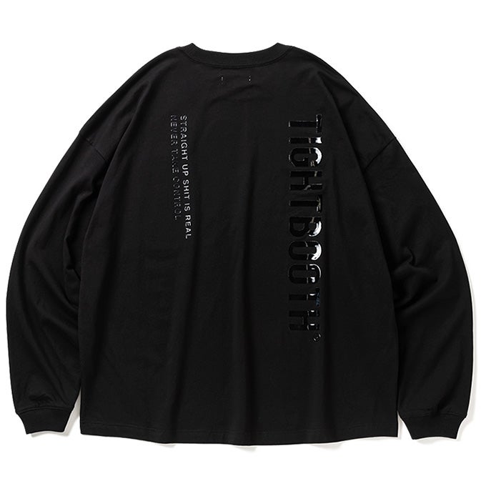 新品　TIGHTBOOTH 長袖Tシャツ L 黒 プリント TIGHTBOOTH PRODUCTION LABEL LOGO L/S T-SHIRT | LOCKSTOCK/STLIKE