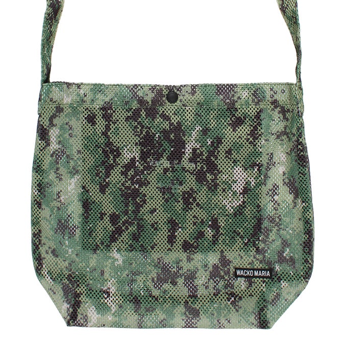 WACKO MARIA SPEAK EASY / DIGITAL CAMO MESH SHOULDER BAG
