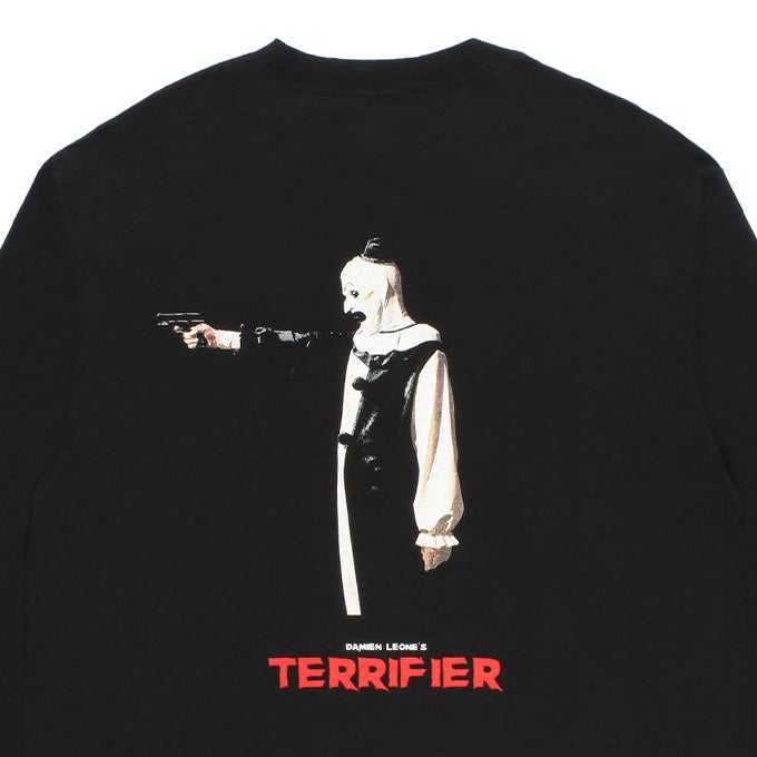 WACKO MARIA TERRIFIER / WASHED HEAVY WEIGHT CREW NECK LONG SLEEVE