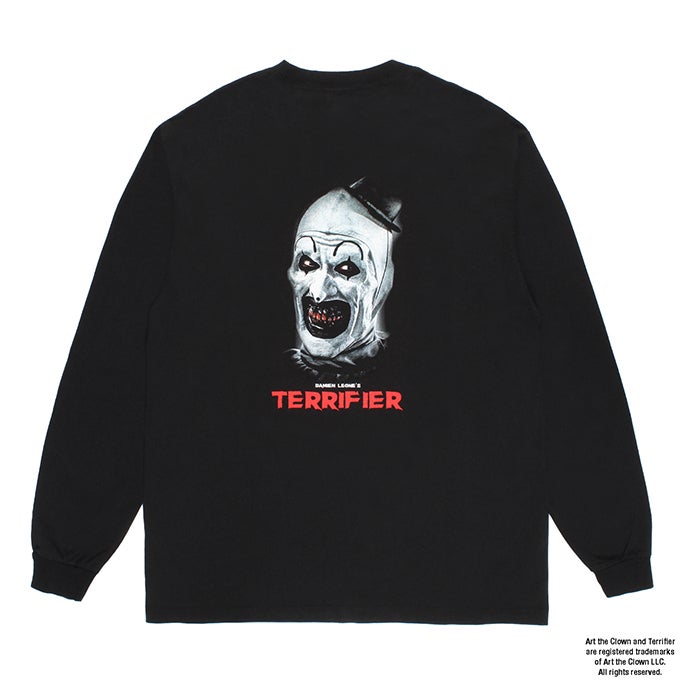 WACKO MARIA TERRIFIER / WASHED HEAVY WEIGHT CREW NECK LONG SLEEVE