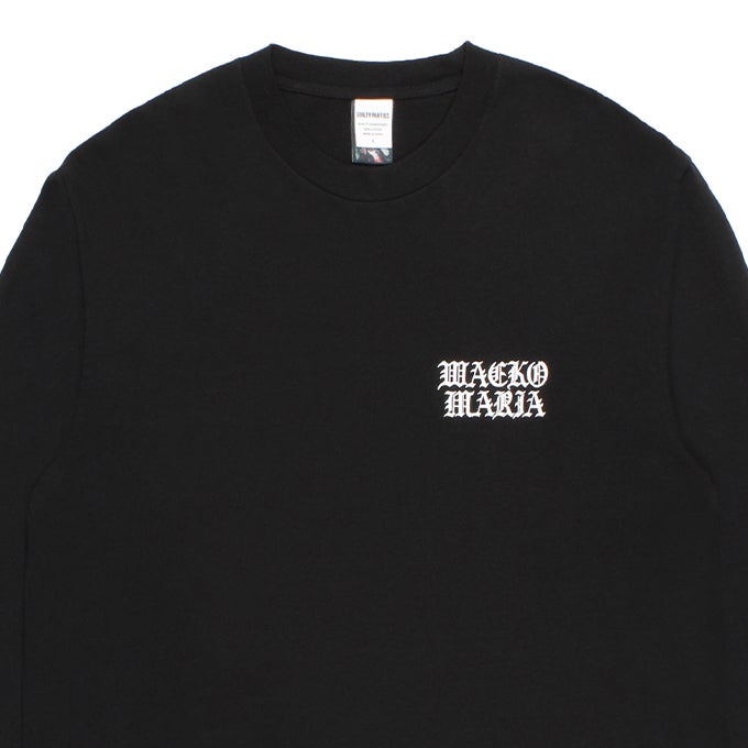 WACKO MARIA TERRIFIER / WASHED HEAVY WEIGHT CREW NECK LONG SLEEVE