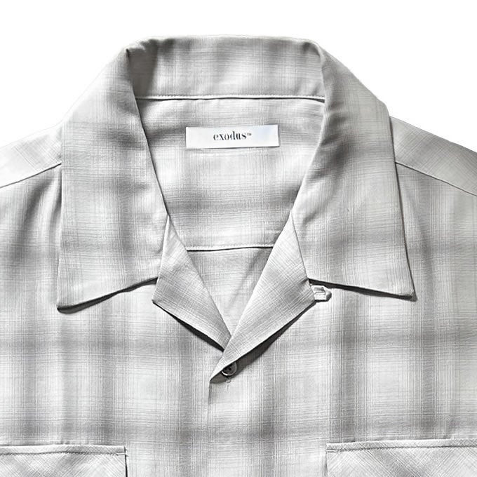 EXODUS RAYON OMBRE CHECK L/S SHIRT | LOCKSTOCK/STLIKE