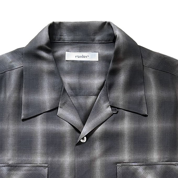 EXODUS RAYON OMBRE CHECK L/S SHIRT | LOCKSTOCK/STLIKE