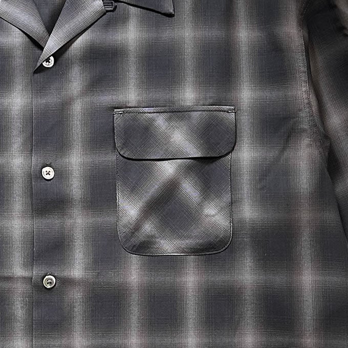 EXODUS RAYON OMBRE CHECK L/S SHIRT | LOCKSTOCK/STLIKE