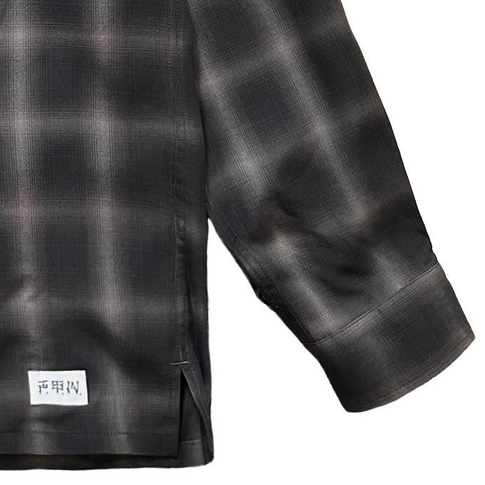 EXODUS RAYON OMBRE CHECK L/S SHIRT | LOCKSTOCK/STLIKE