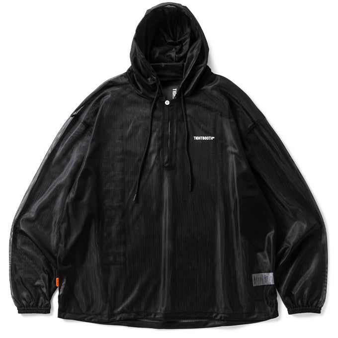 TIGHTBOOTH PRODUCTION LABEL LOGO SHEER PARKA | LOCKSTOCK/STLIKE