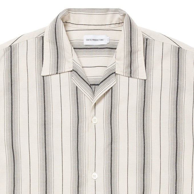 COOTIE PRODUCTIONS DOBBY CHAIN STRIPE S/S CAVANA SHIRT | LOCKSTOCK