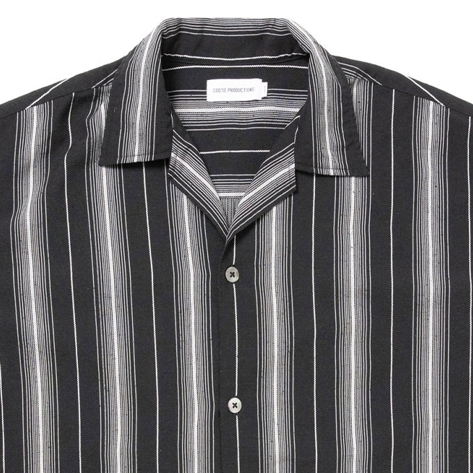 COOTIE PRODUCTIONS DOBBY CHAIN STRIPE S/S CAVANA SHIRT | LOCKSTOCK