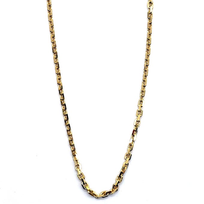 LARRY SMITH 18K GOLD KAZEKIRI FEATHER INFINITY HOOK CABLE