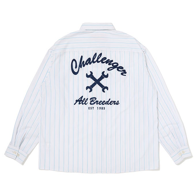CHALLENGER L/S STRIPE MECHANIC SHIRT | LOCKSTOCK/STLIKE