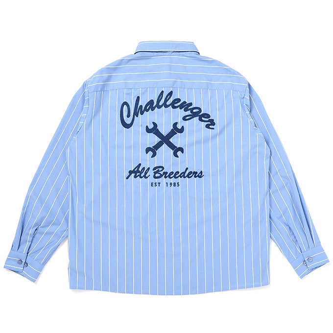 CHALLENGER L/S STRIPE MECHANIC SHIRT | LOCKSTOCK/STLIKE