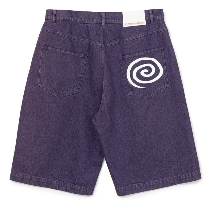 SOL/soonerorlater GuruGuru Denim Shorts | LOCKSTOCK/STLIKE