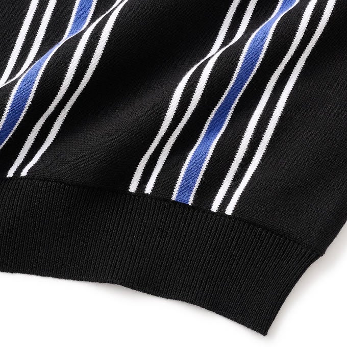 FTC STRIPE KNIT POLO | LOCKSTOCK/STLIKE