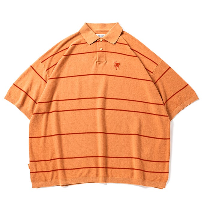 TIGHTBOOTH PRODUCTION BORDER KNIT POLO | LOCKSTOCK/STLIKE
