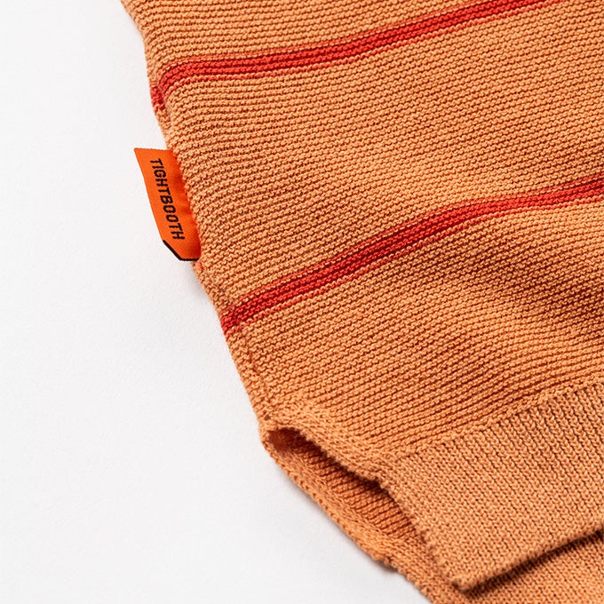 TIGHTBOOTH PRODUCTION BORDER KNIT POLO | LOCKSTOCK/STLIKE