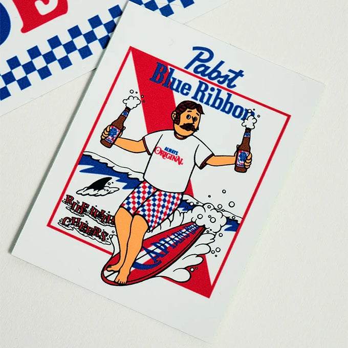 CAPTAINS HELM Blue Ribbon × CAPTAINS HELM STICKER SET | LOCKSTOCK