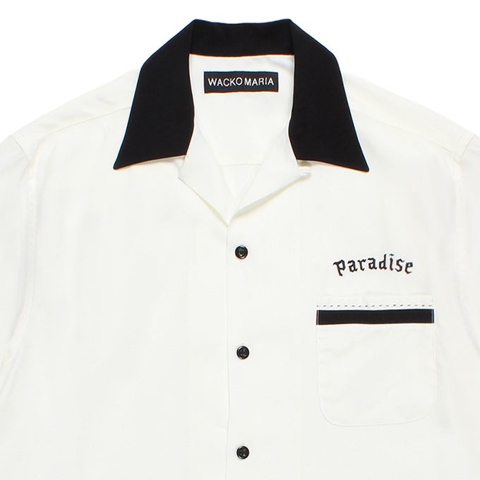 WACKO MARIA SWITCHING 50'S OPEN COLLAR SHIRT S/S ( TYPE-2