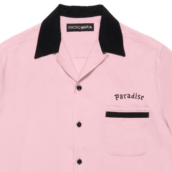 WACKO MARIA SWITCHING 50'S OPEN COLLAR SHIRT S/S ( TYPE-2