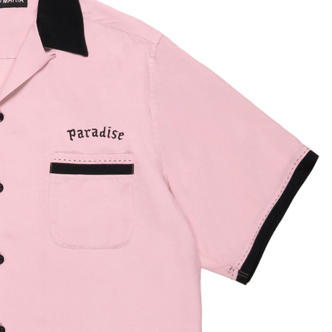 WACKO MARIA SWITCHING 50'S OPEN COLLAR SHIRT S/S ( TYPE-2