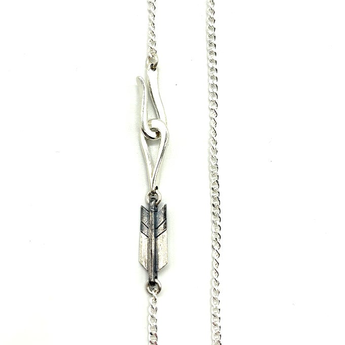 アクセサリー LARRY SMITH ARROW SKINNY INFINITY CHAIN LARRY SMITH ARROW, SKINNY INFINITY HOOK CURB CHAIN 