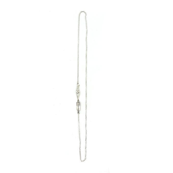 LARRY SMITH ARROW, SKINNY INFINITY HOOK CURB CHAIN 