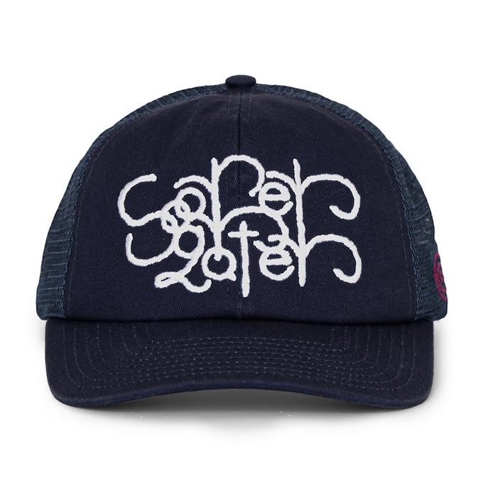sol soonerorlater Stem Logo Mesh Capネイビー SOL/soonerorlater Stem Logo Mesh Cap | LOCKSTOCK/STLIKE