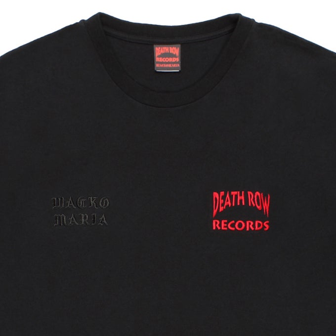 WACKO MARIA DEATH ROW RECORDS / WASHED HEAVY WEIGHT CREW NECK T