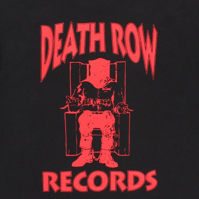 WACKO MARIA DEATH ROW RECORDS / WASHED HEAVY WEIGHT CREW NECK T