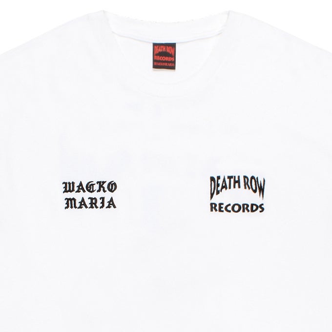 WACKO MARIA DEATH ROW RECORDS / WASHED HEAVY WEIGHT CREW NECK T