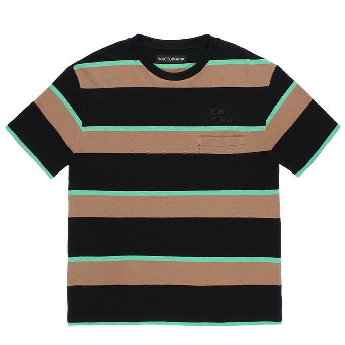 WACKO MARIA STRIPED CREW NECK T-SHIRT | LOCKSTOCK/STLIKE