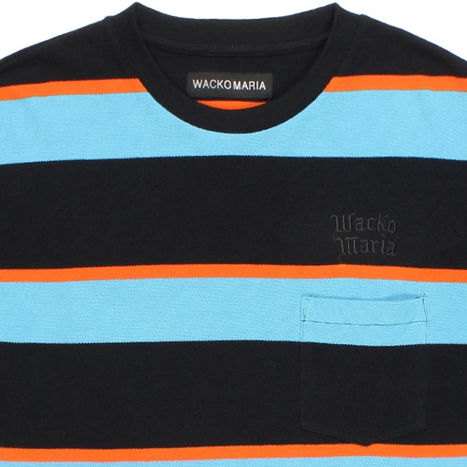 WACKO MARIA STRIPED CREW NECK T-SHIRT | LOCKSTOCK/STLIKE