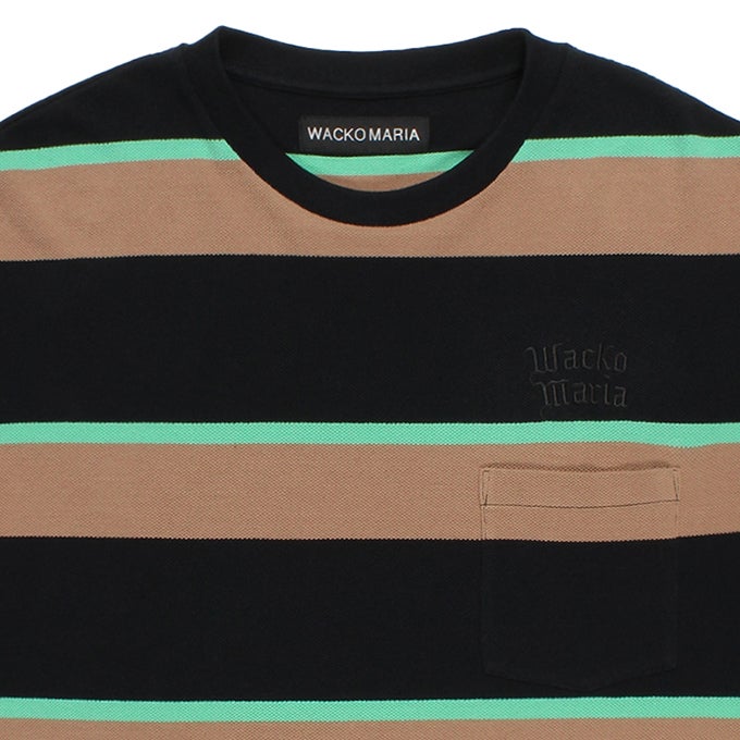 WACKO MARIA STRIPED CREW NECK T-SHIRT | LOCKSTOCK/STLIKE