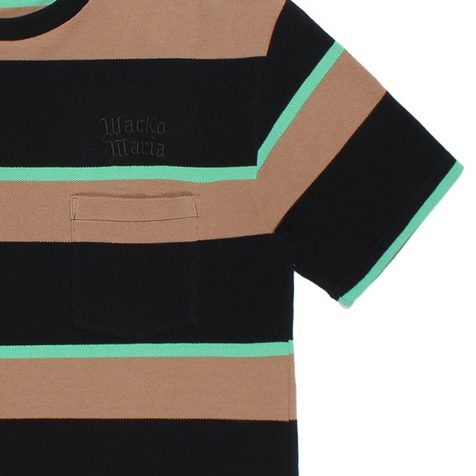 WACKO MARIA STRIPED CREW NECK T-SHIRT | LOCKSTOCK/STLIKE