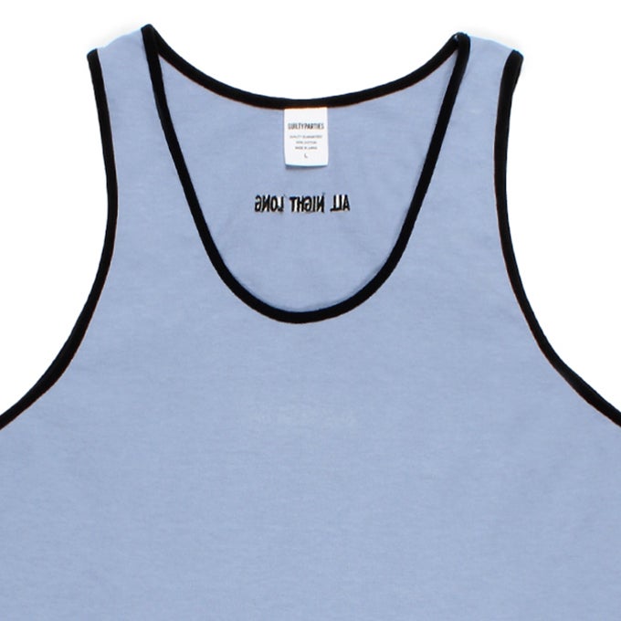 WACKO MARIA WASHED HEAVY WEIGHT RINGER TANK TOP | LOCKSTOCK/STLIKE