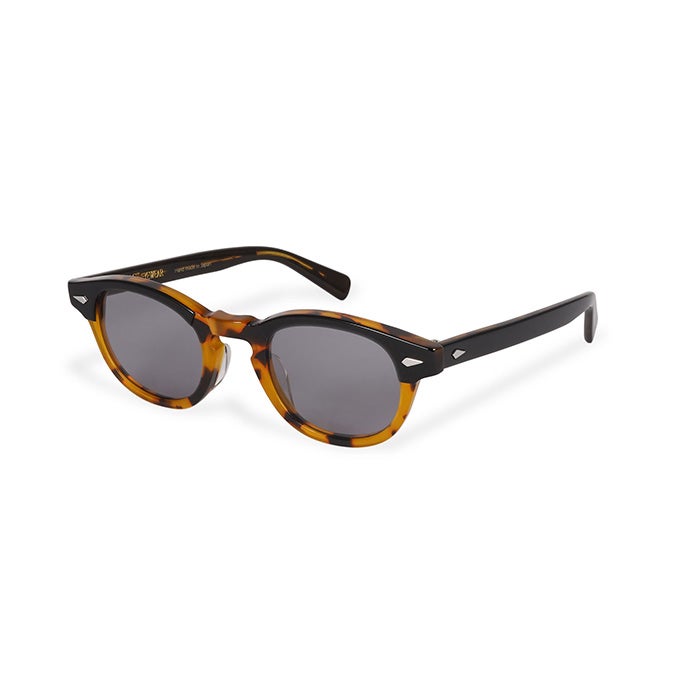 BLACK x YELLOW HAVANA / SMOKE LENS
