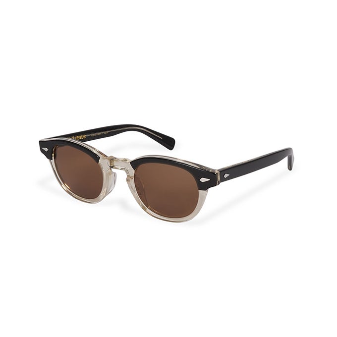 BLACK x A. CLEAR / BROWN LENS