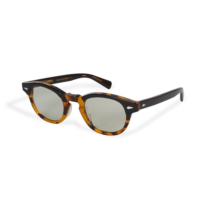 BLACK x YELLOW HAVANA / COLOR PHOTOCHROMIC GREEN LENS