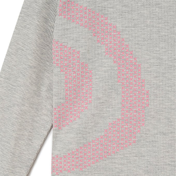 SOL/soonerorlater Cross GuruGuru Waffle L/S Tee | LOCKSTOCK/STLIKE