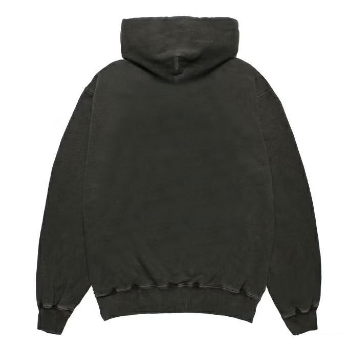 WACKO MARIA WASHED MIDDLE WEIGHT PULLOVER HOODED SWEAT SHIRT