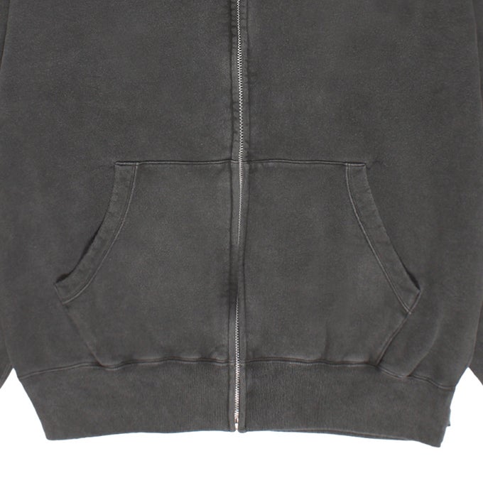 WACKO MARIA WASHED MIDDLE WEIGHT FULL ZIP HOODED SWEAT SHIRT
