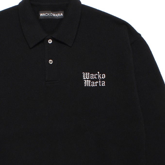 WACKO MARIA WOOL KNIT POLO SHIRT | LOCKSTOCK/STLIKE