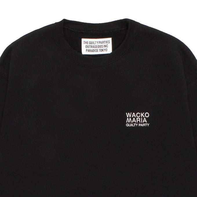 WACKO MARIA WASHED MIDDLE WEIGHT CREW NECK SWEAT SHIRT | LOCKSTOCK