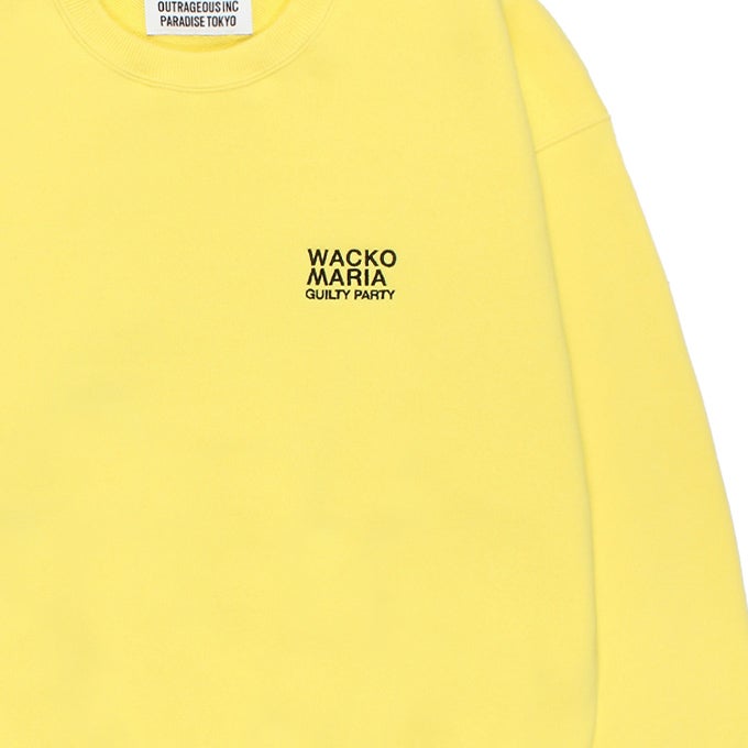 WACKO MARIA WASHED MIDDLE WEIGHT CREW NECK SWEAT SHIRT | LOCKSTOCK