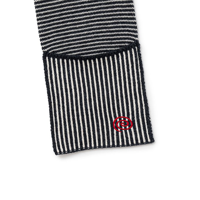 SOL/soonerorlater Knitted Border Scarf | LOCKSTOCK/STLIKE