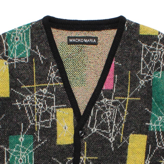 WACKO MARIA MOHAIR JACQUARD CARDIGAN ( TYPE-1 ) | LOCKSTOCK/STLIKE