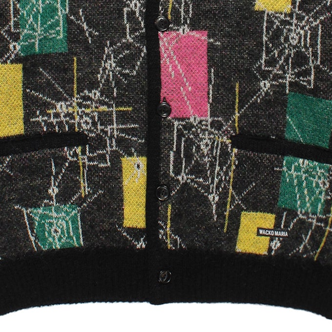 WACKO MARIA MOHAIR JACQUARD CARDIGAN ( TYPE-1 ) | LOCKSTOCK/STLIKE