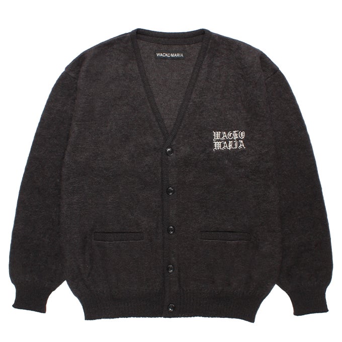 WACKO MARIA MOHAIR CARDIGAN #BLACK Lサイズ WACKO MARIA MOHAIR CARDIGAN | LOCKSTOCK/STLIKE